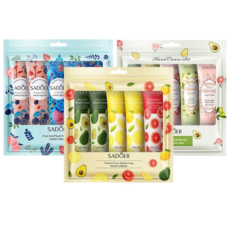 Fragrance Oil Set - 15pcs Avocado Sakura fragrant Hand Cream