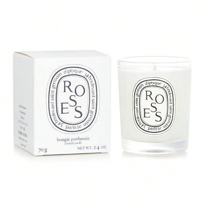Home Fragrance Vanilla Scented Candle - Vanilla, Lavender, Rose Glass Jar Candles,