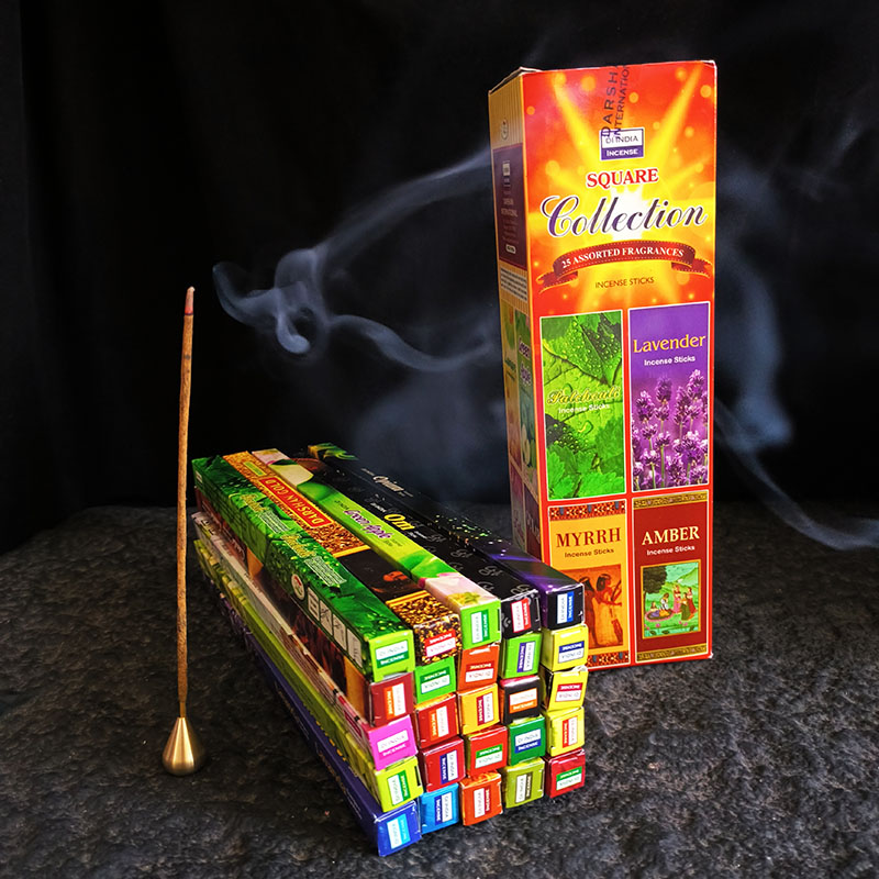 Home Fragrance Incense Sticks - 4/10/25 Small Boxes Natural India Incense