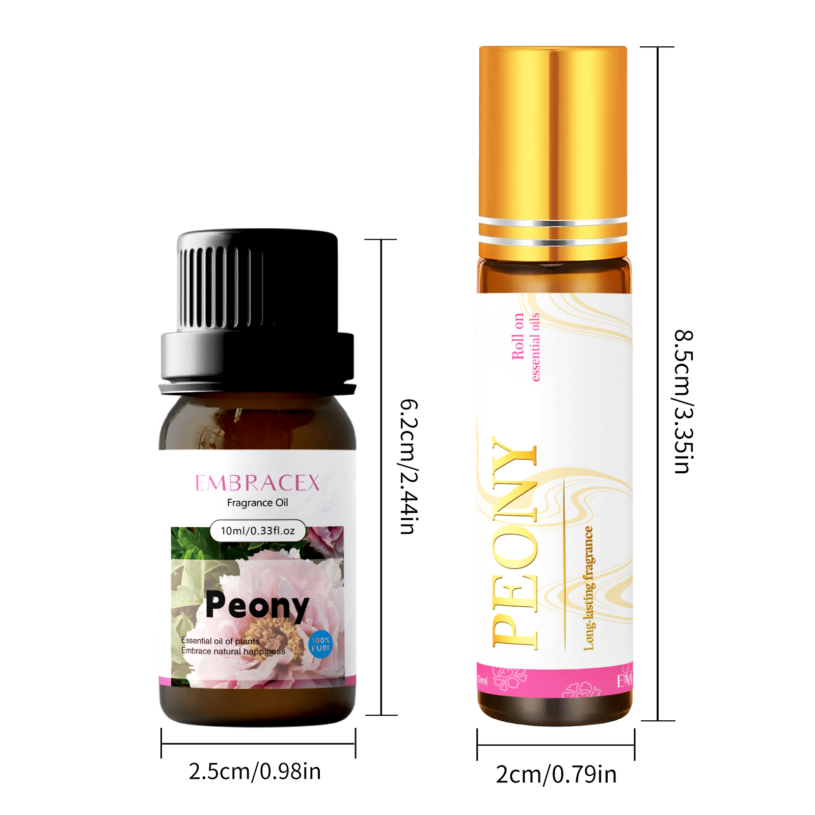 2PC/1PC 10ml Peony Essential O - Essential Oil Blend 评论和价格