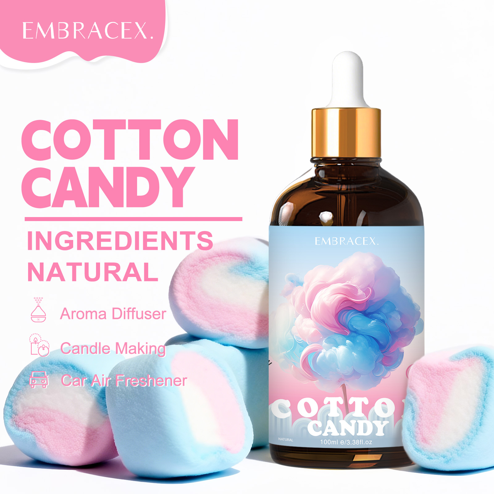 100ml Cotton Candy Essential O - Essential Oil Blend 评论和价格