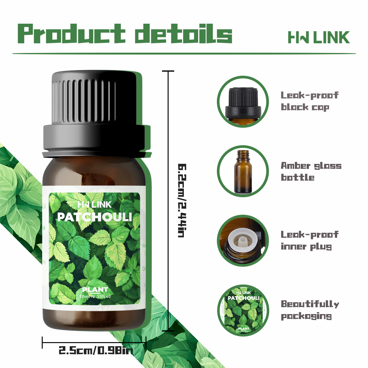 10ml Patchouli Essential Oils  - Essential Oil Blend 评论和价格