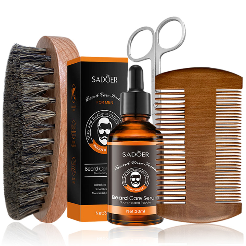 4-piece men's beard care set,  - Fragrance Oil Set 评论和价格