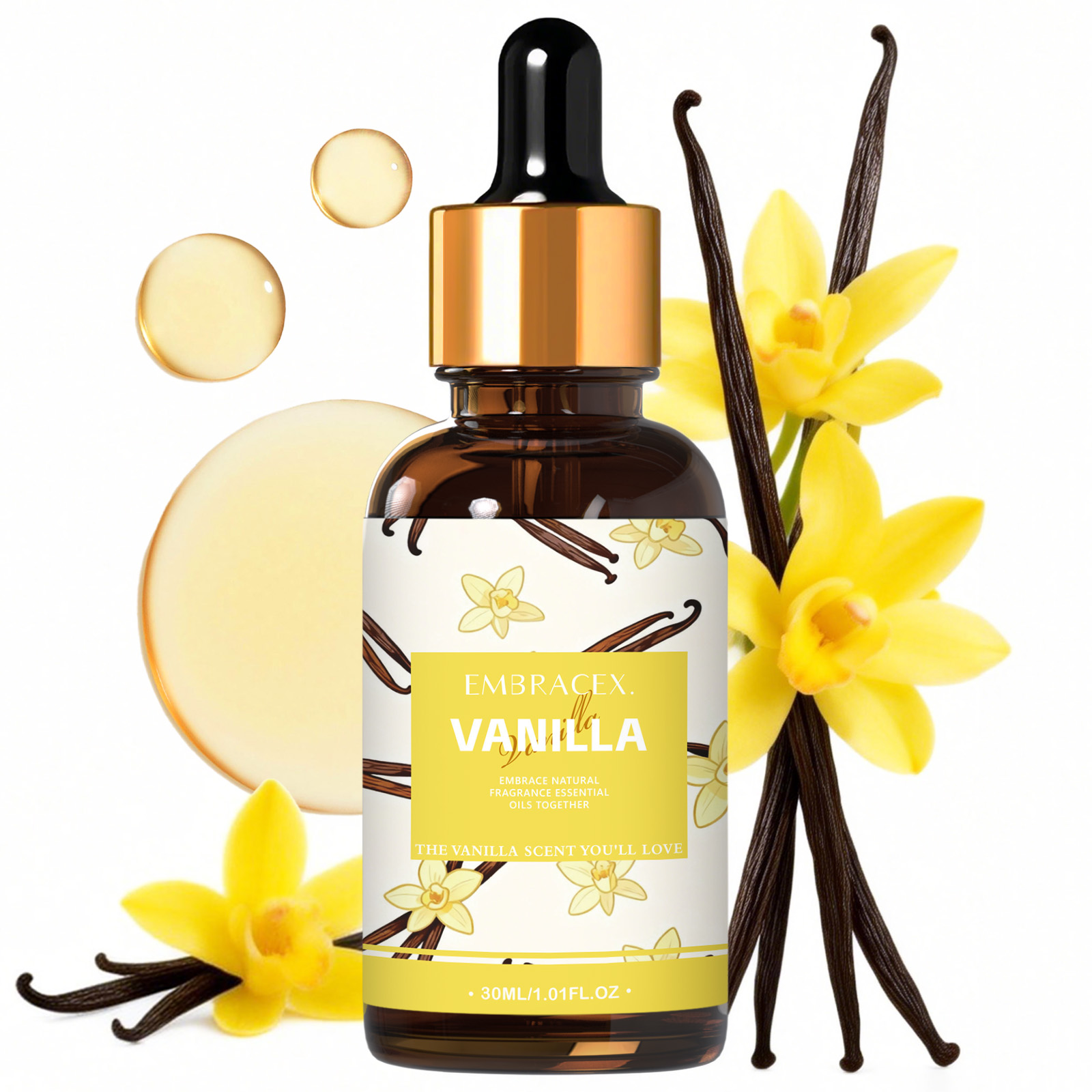 30ml Vanilla Essential Oil For - Essential Oil Blend 评论和价格