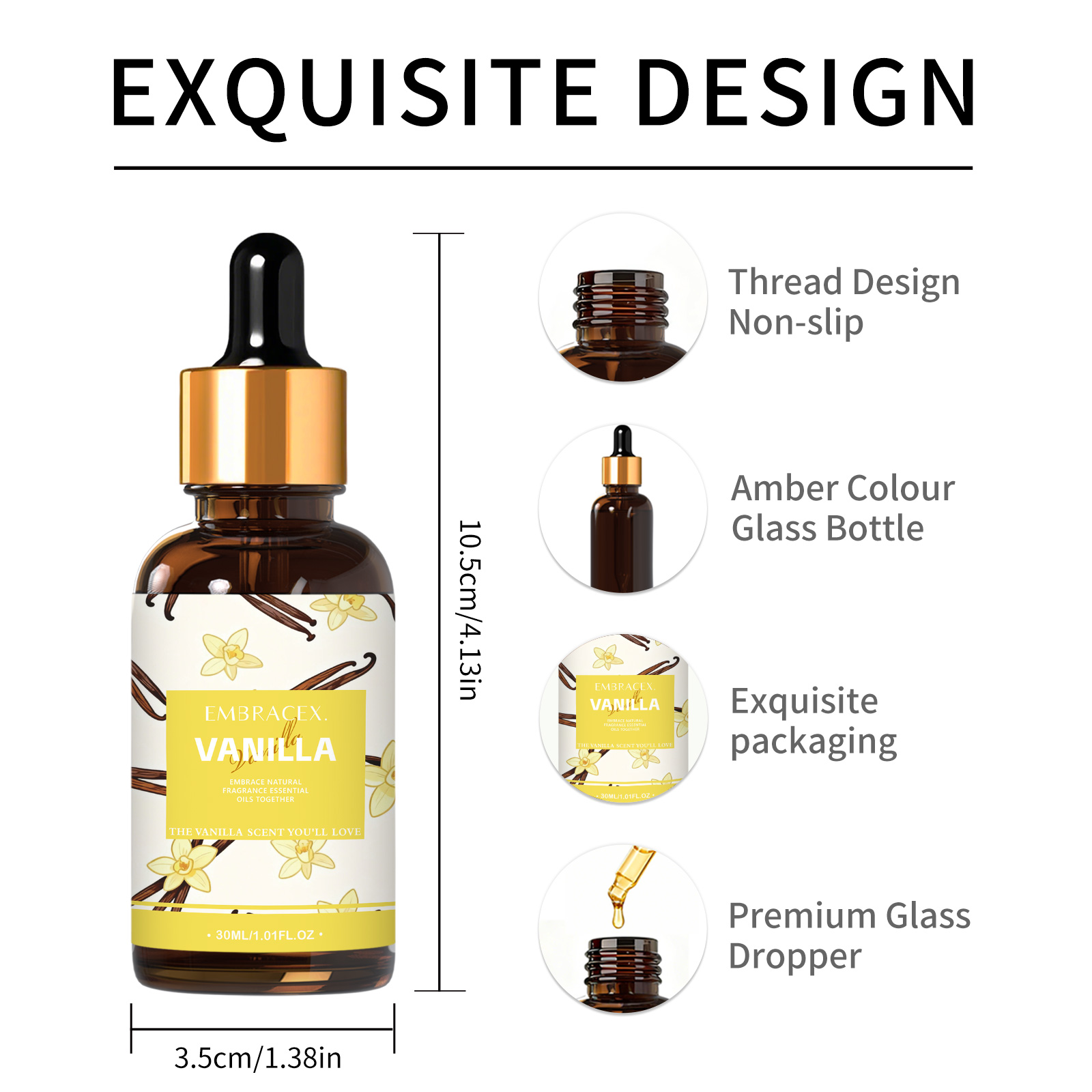 30ml Vanilla Essential Oil For - Essential Oil Blend 评论和价格