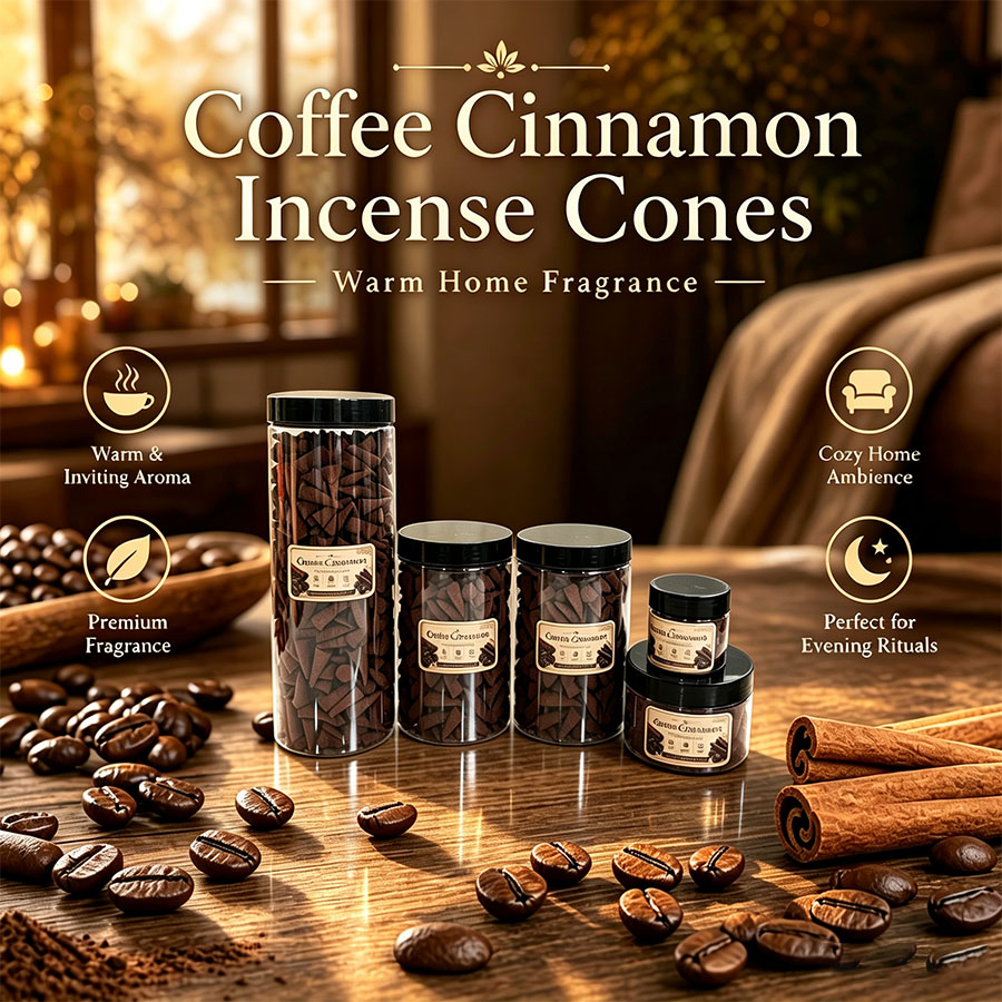 Premium coffee-flavored incens - Home Fragrance Jar 评论和价格