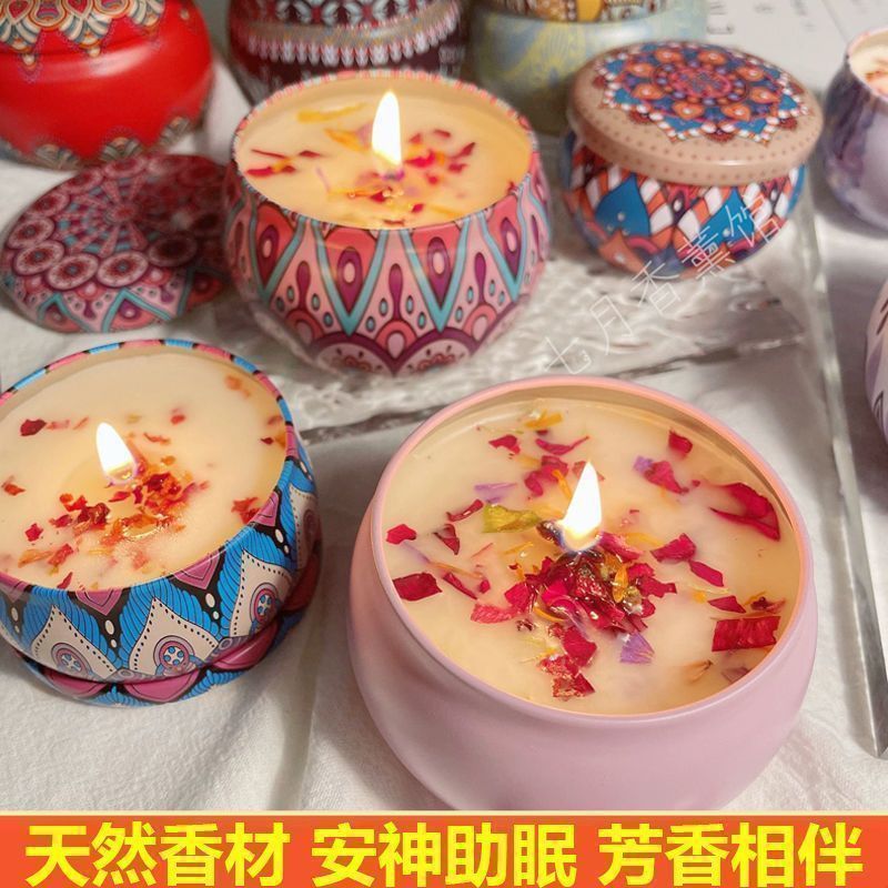 1PCS Vintage Can Candles Soy W - Home Fragrance Jar 评论和价格
