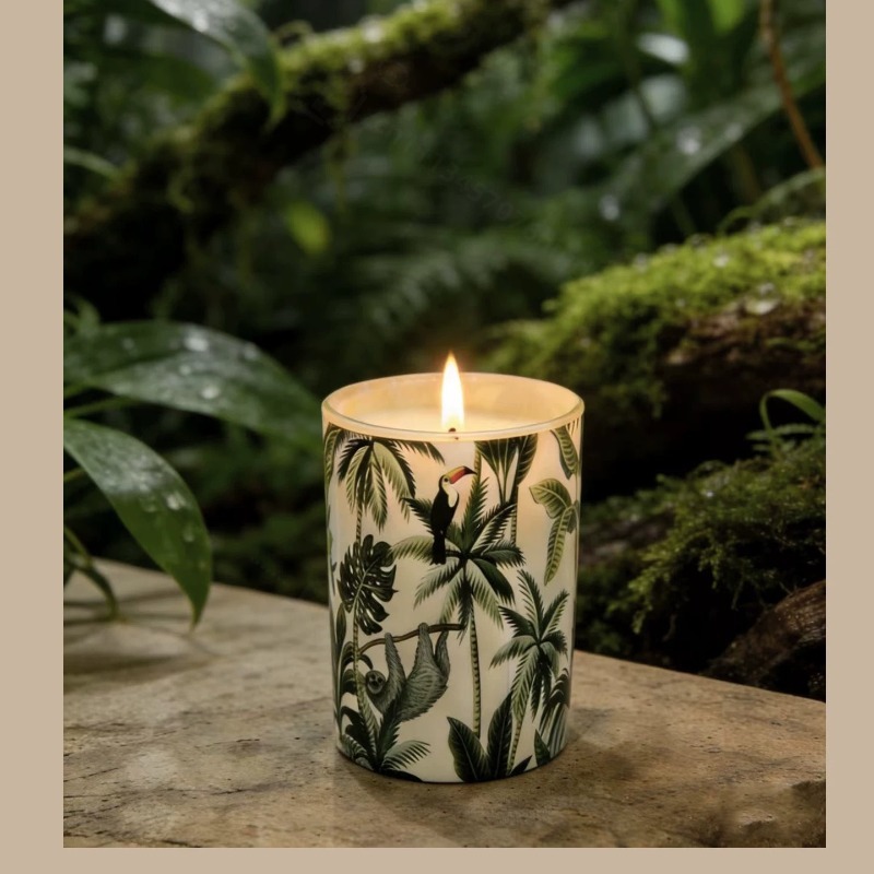 Glass Jar Soy Wax Scented Cand - Home Fragrance Jar 评论和价格