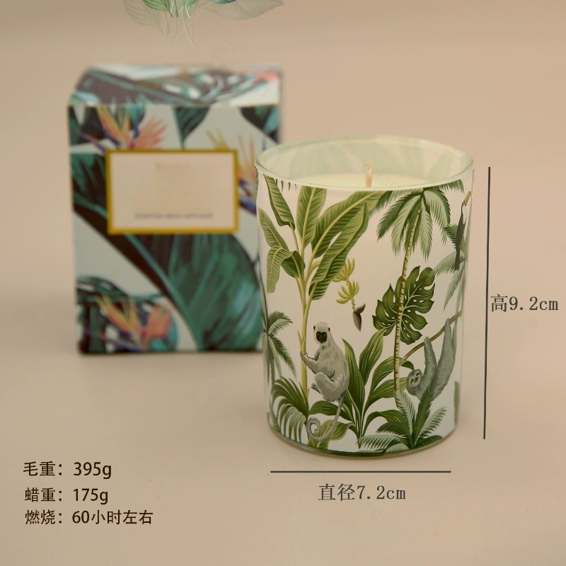 Glass Jar Soy Wax Scented Cand - Home Fragrance Jar 评论和价格