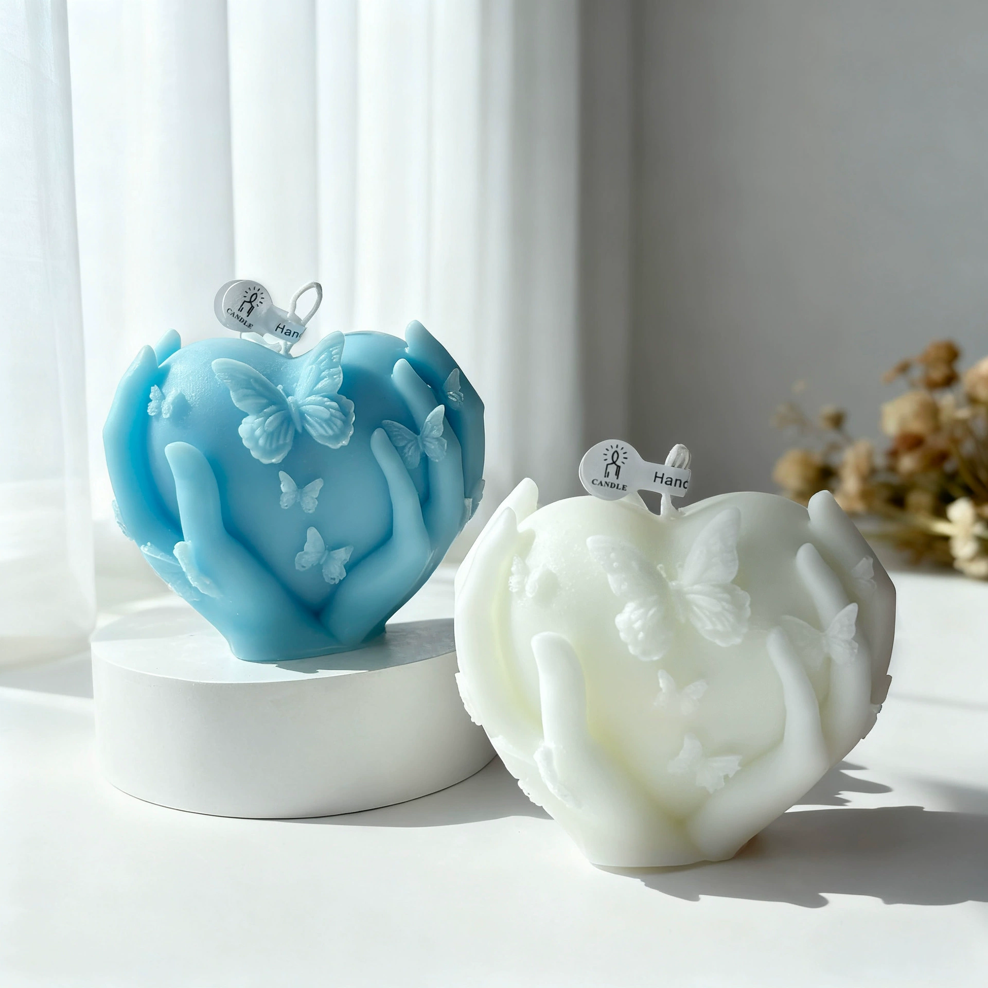 1Pc Hold a Heart on Valentine' - Home Fragrance Vanilla Scented Candle 评论和价格