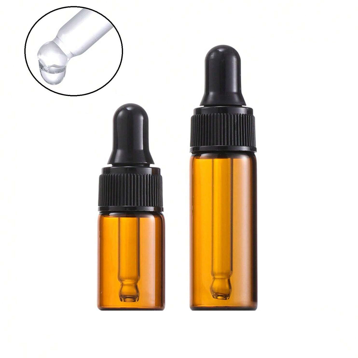 10pcs Dark Amber Glass Dropper - Fragrance Oil Set 评论和价格