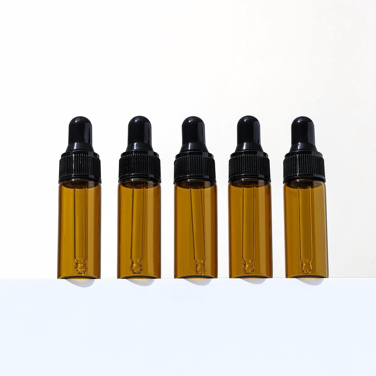 10pcs Dark Amber Glass Dropper - Fragrance Oil Set 评论和价格