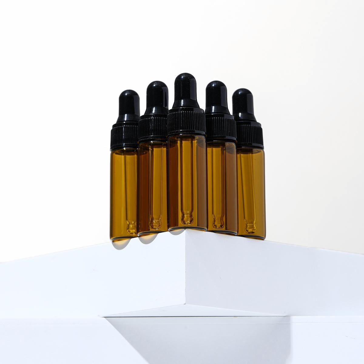 10pcs Dark Amber Glass Dropper - Fragrance Oil Set 评论和价格