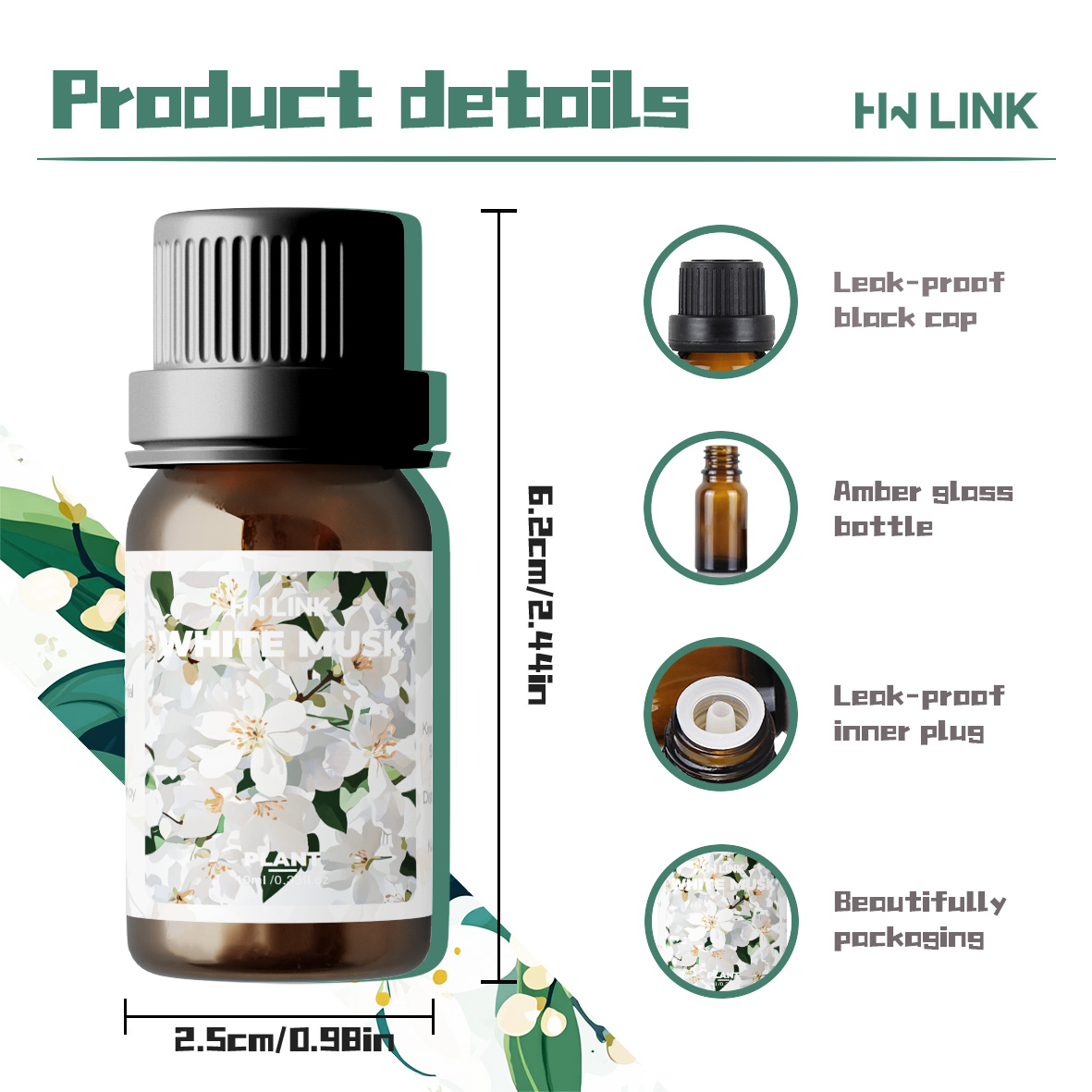 White Musk Essential Oils 10ml - Essential Oil Blend 评论和价格