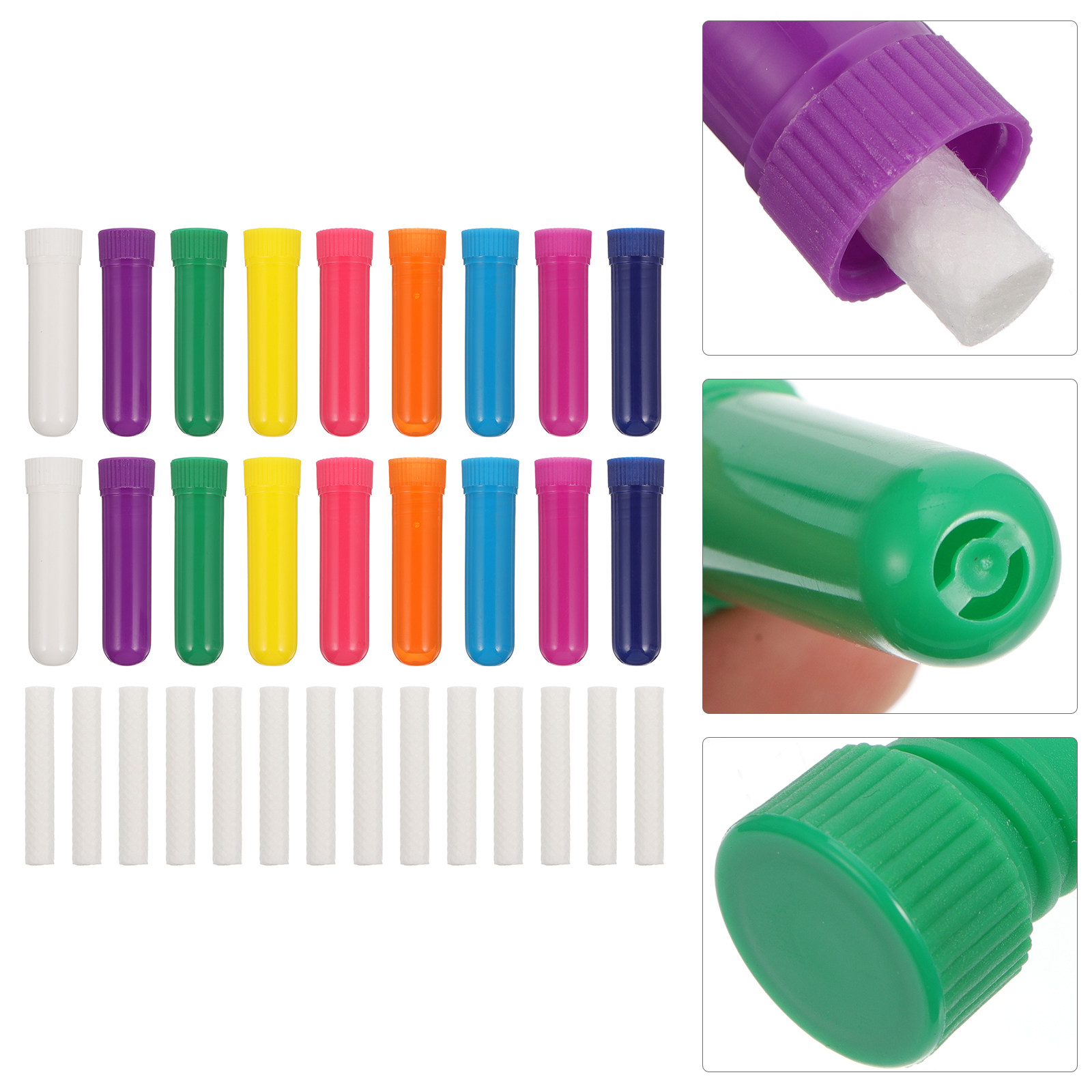 30Pcs Nasal Tubes Blank Empty  - Essential Oil Blend 评论和价格