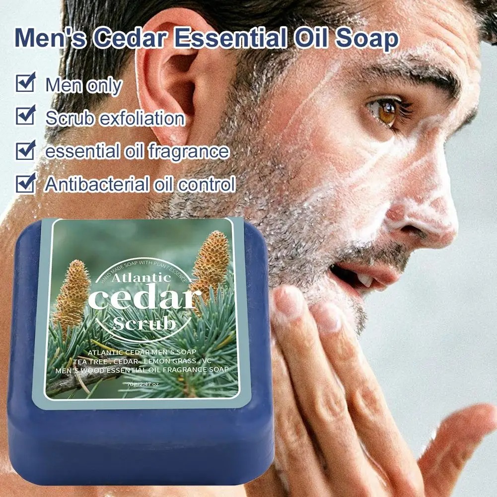 Men's Cedar Essential Oil Soap - Essential Oil Blend 评论和价格