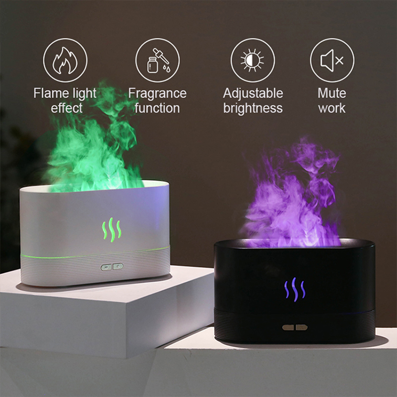 USB Desktop Flame Aroma Diffus - Home Fragrance Products 评论和价格