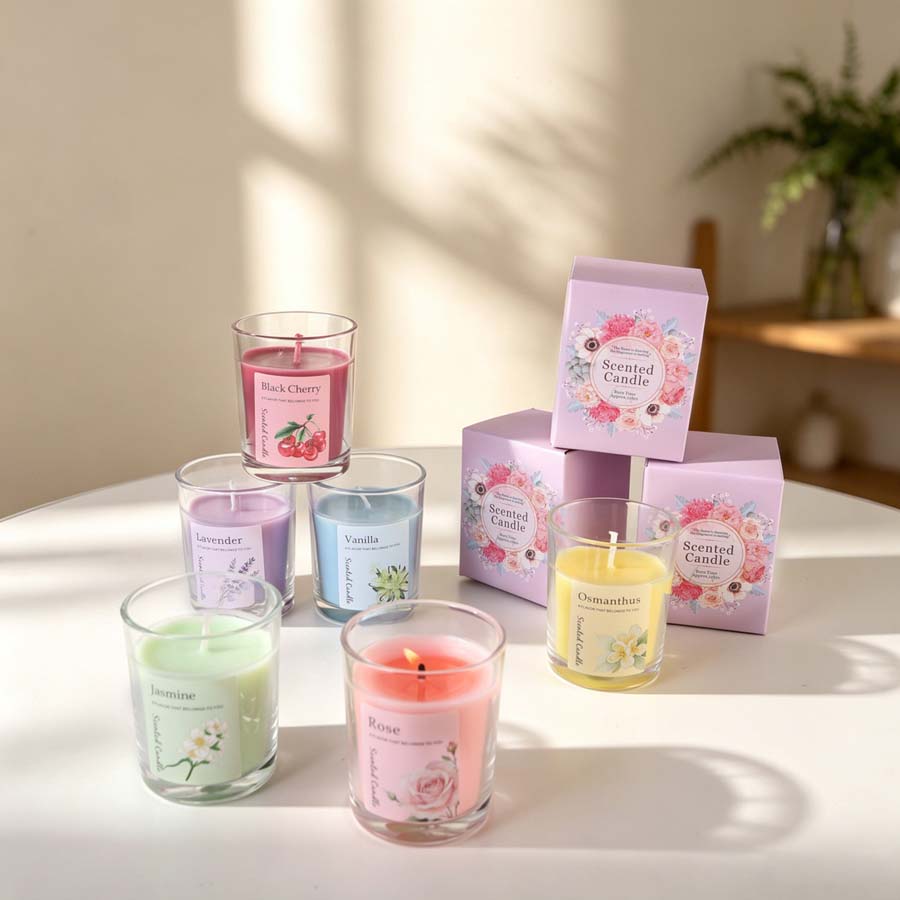 Aromatherapy Scented Candle Gi - Home Fragrance Jar 评论和价格