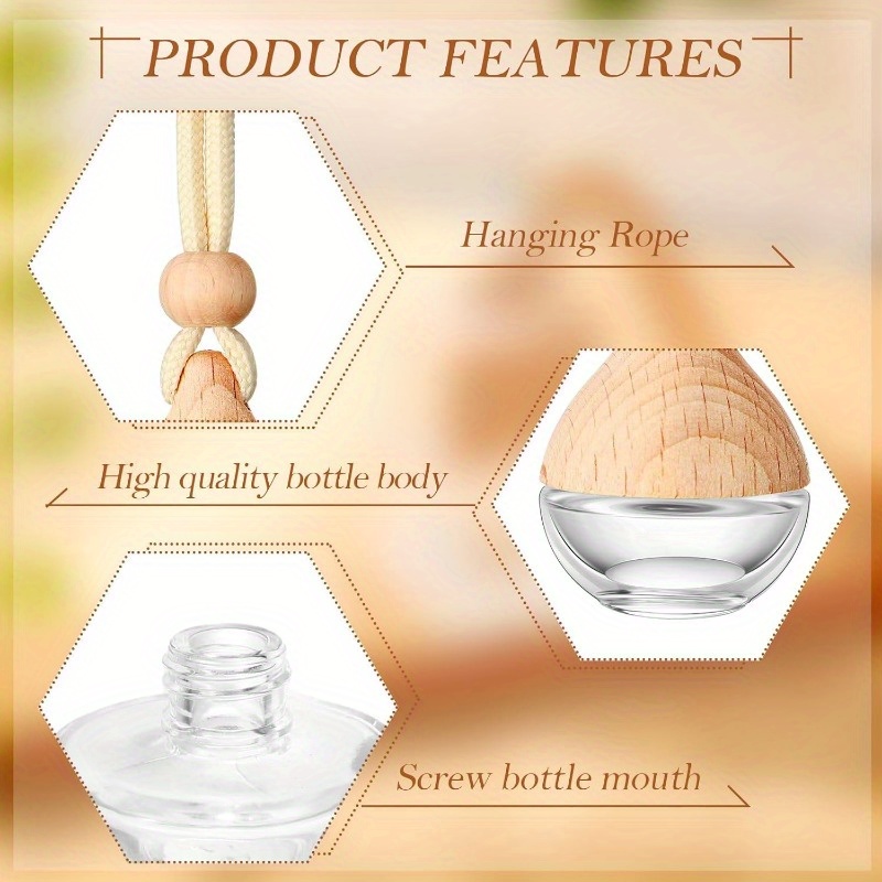 10 Pack 0.2oz Reusable Glass E - Fragrance Oil Set 评论和价格