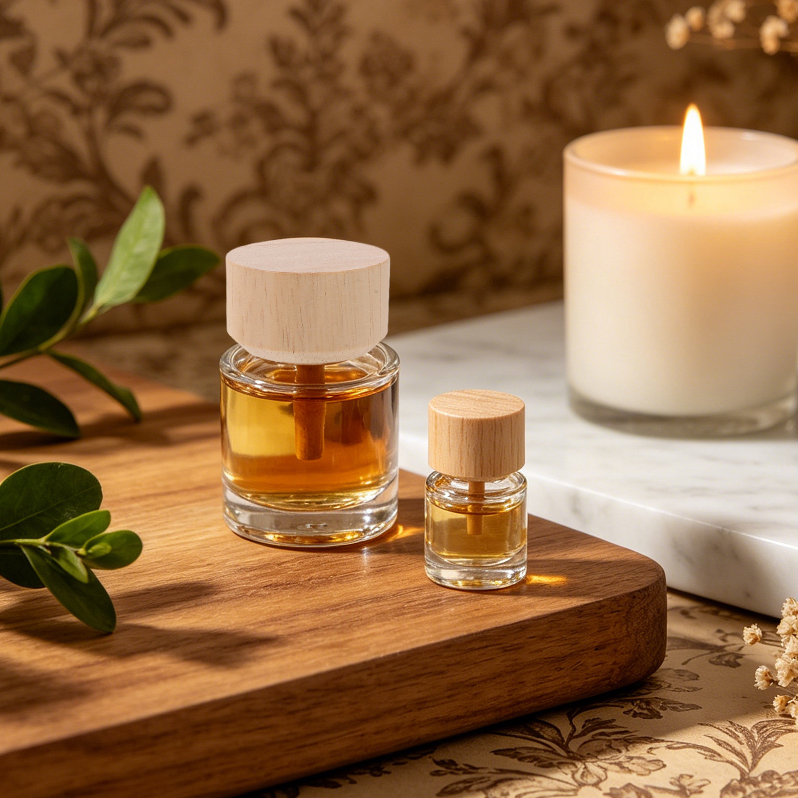 2Pcs Clear Glass Reed Diffuser - Home Fragrance Jar 评论和价格