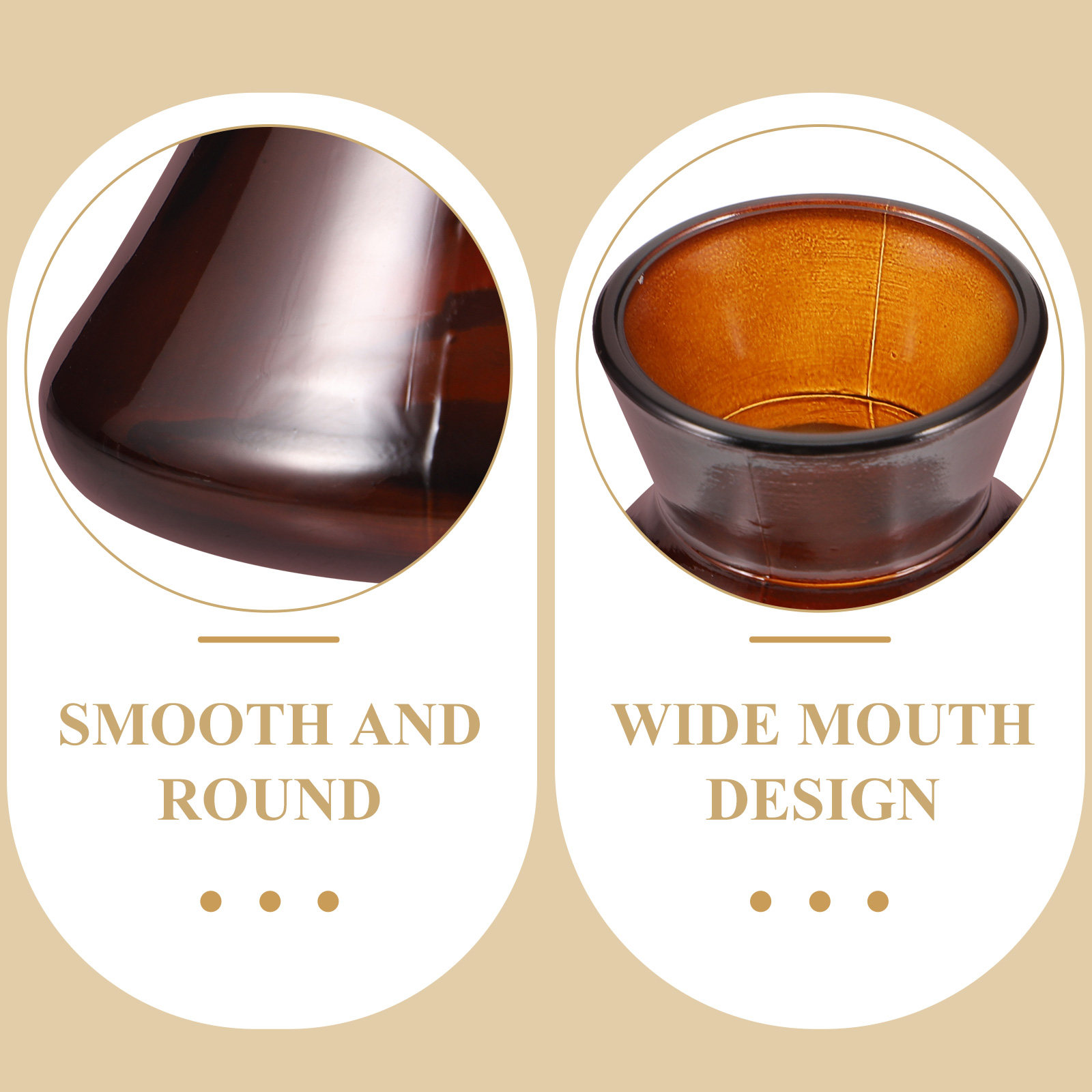 Glass Aromatherapy Bottle Wide - Home Fragrance Jar 评论和价格